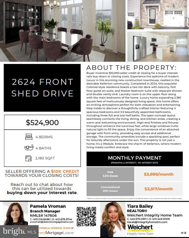 2624 Front Shed Drive, Frederick