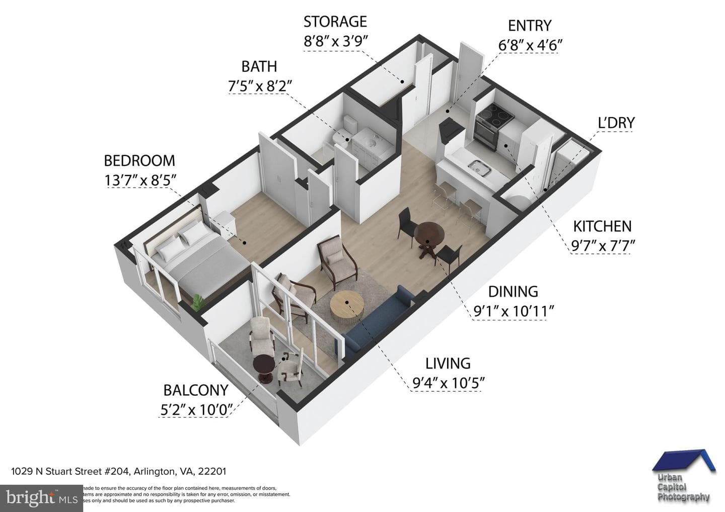 1029 N Stuart Street #204 photo 24