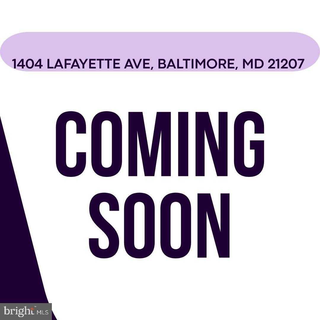 1404 Lafayette Ave, Baltimore
