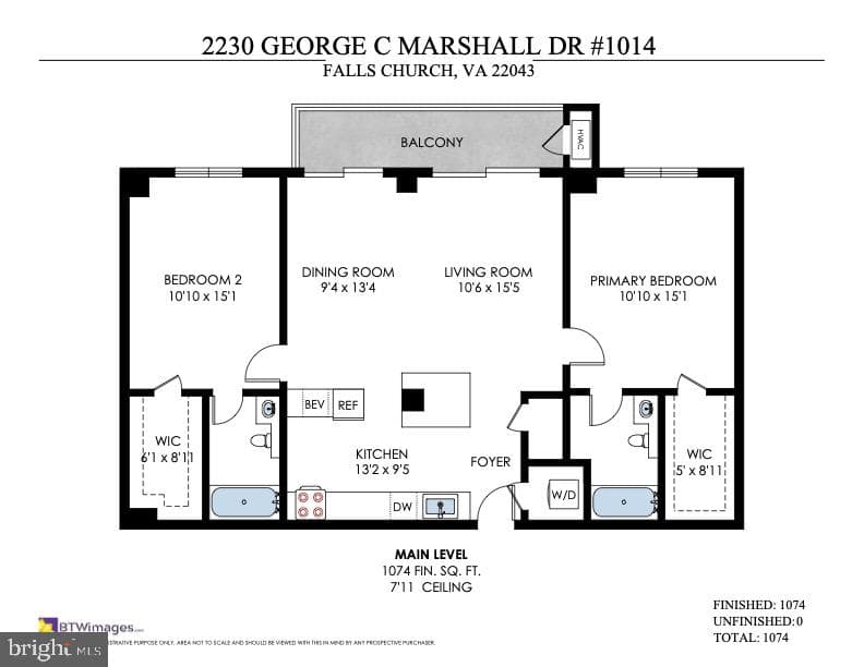 2230 George C Marshall Drive #1014 photo 5